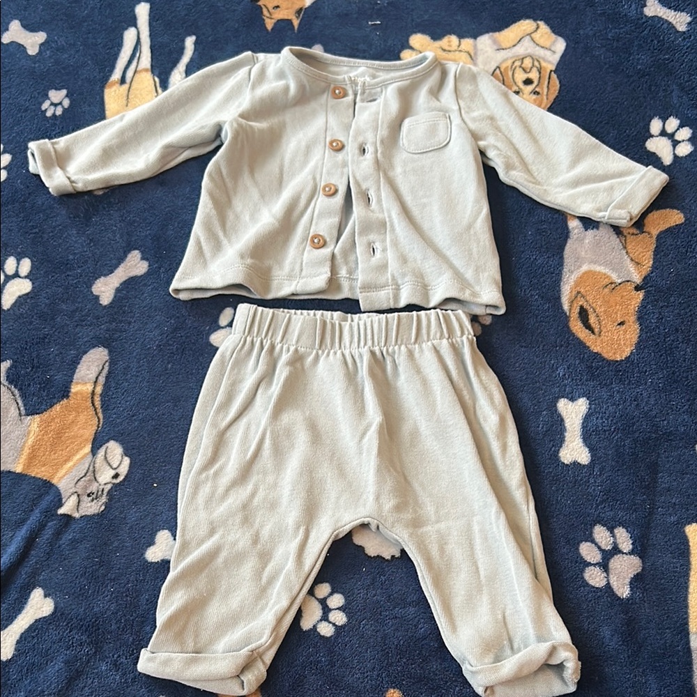Carter's Light Blue Kids Matching Set